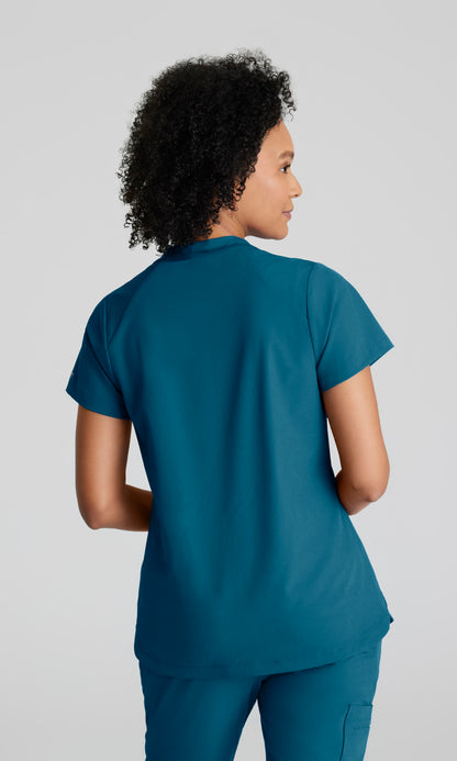 Barco One BOT216 Flux Scrub Top Bahama