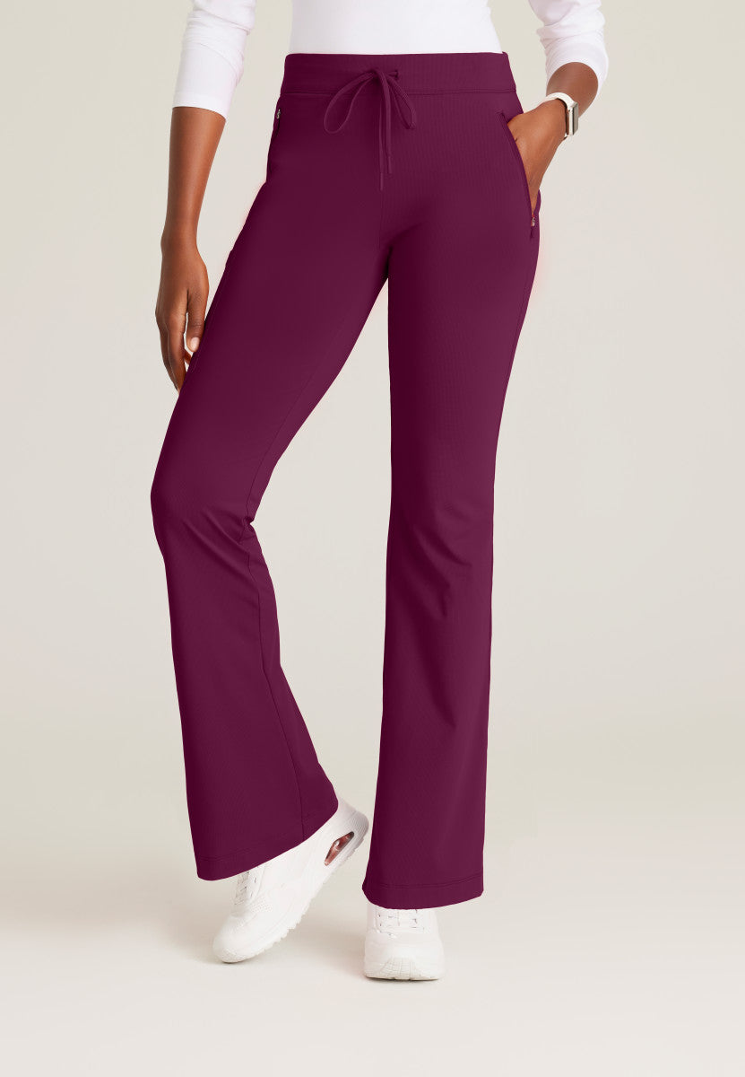 Skechers Slip-Ins Knits SKP659 Rebound Knit Scrub Pants Wine