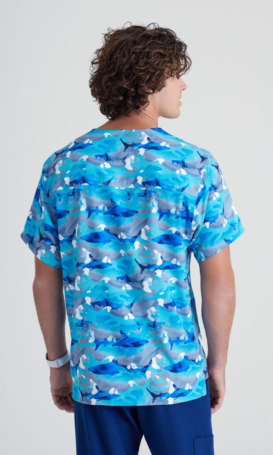 Skechers SKT175 Wild Tide Structure Scrub Top Wild Tide