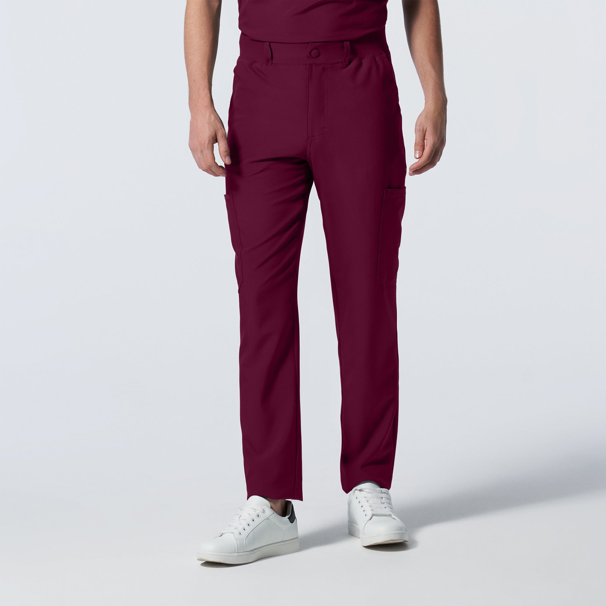 Forward LB410 Men's Cargo Scrub Pants Wine Image