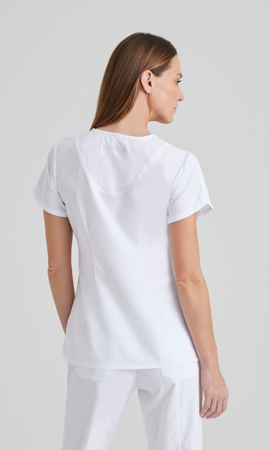 Grey's Anatomy 41423 Cora Scrub Top White