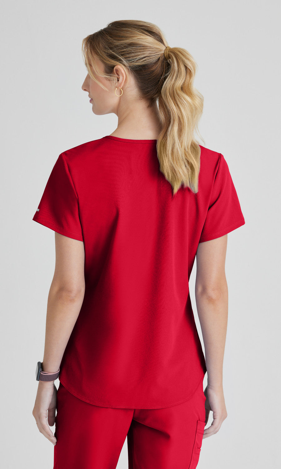 Skechers SK101 Breeze Scrub Top True Red