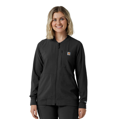 Force Cross-Flex C82410 Women's Lightweight Scrub Jacket Black