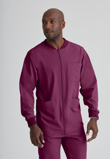 Skechers SK0408 Structure Scrub Jacket Wine