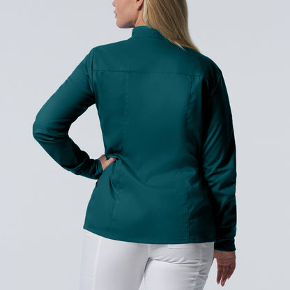 ProFlex LJ701 Women's 3 Pocket Scrub Jacket Caribbean Image