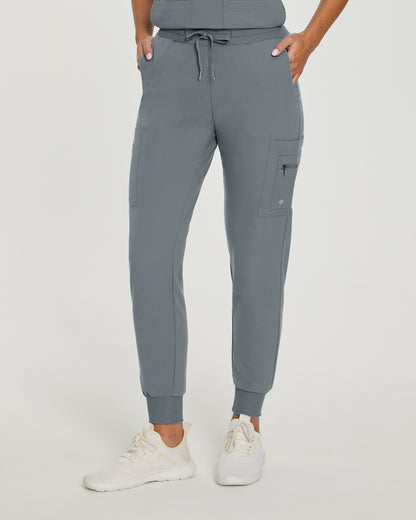 V-Tess 380 Women's Jogger Scrub Pants Taylor Grey Image