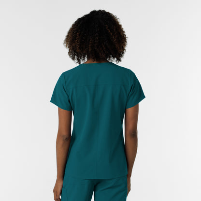 NURTUR 6180 Women's V-Neck Scrub Top Caribbean