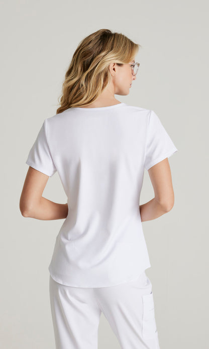 Skechers SK101 Breeze Scrub Top White