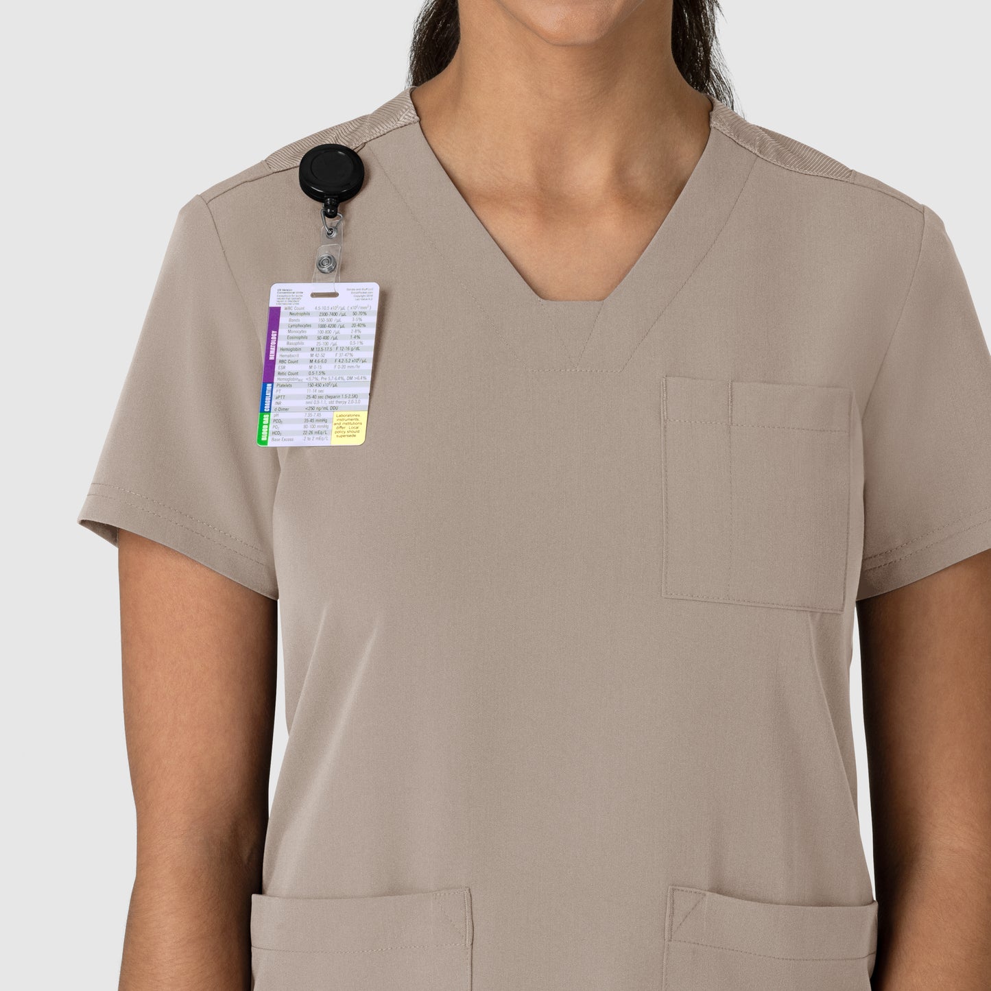 Nova 6132 Flex-n-Reach V-Neck Scrub Top Haze Model Image Alternate | Wink