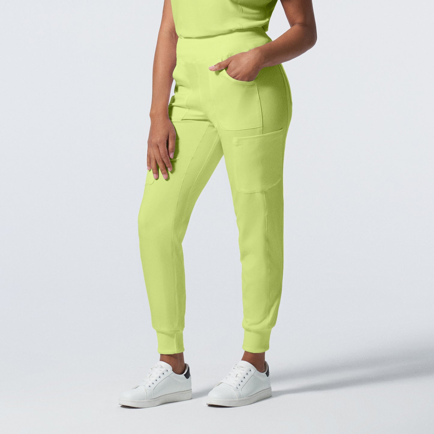 Forward LB401 Women's Jogger Scrub Pants Citron Image