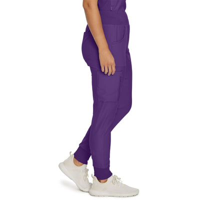 Forward LB401 Women's Jogger Scrub Pants Eggplant Image