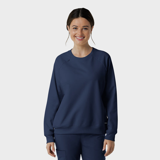Layers 2169 Women's Pullover Sweatshirt Navy