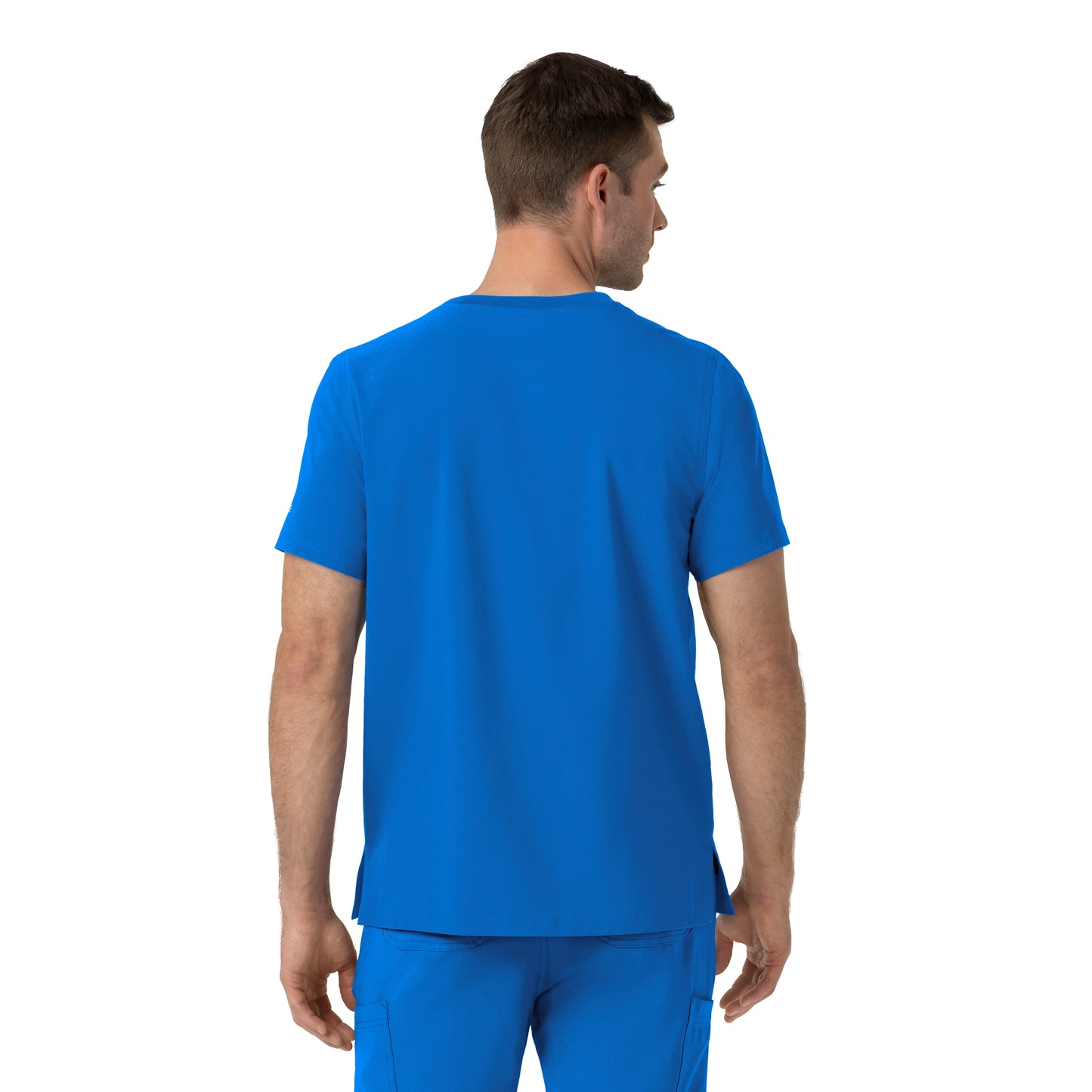 Force Cross-Flex C16510 Men's Crew Neck Scrub Top Royal