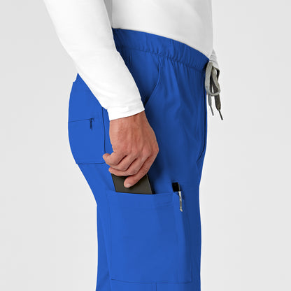 RENEW 5034 Men's Jogger Scrub Pants Royal Model Image Alternate | Wink