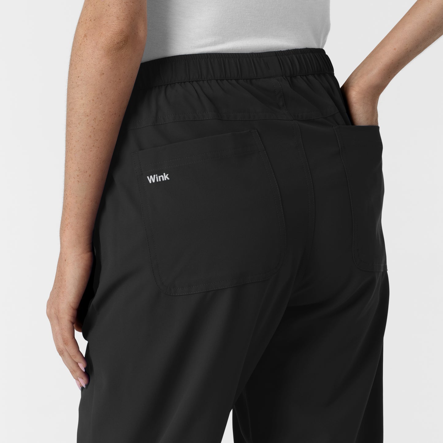 NURTUR 5280 Women's Slim Leg Scrub Pants Black