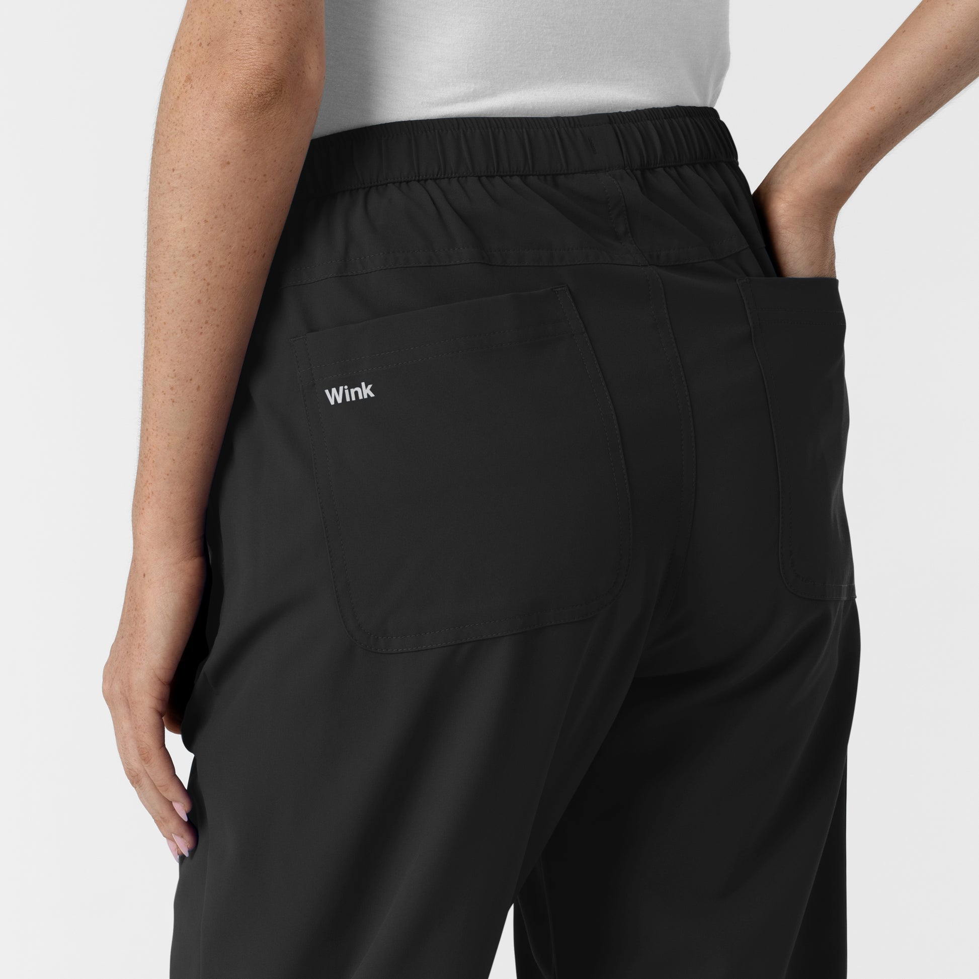 NURTUR 5280 Women's Slim Leg Scrub Pants Black