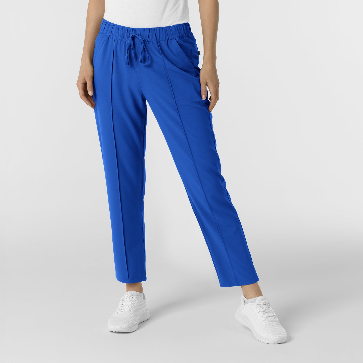 RENEW 5154 Women's Pintuck Scrub Pants Royal