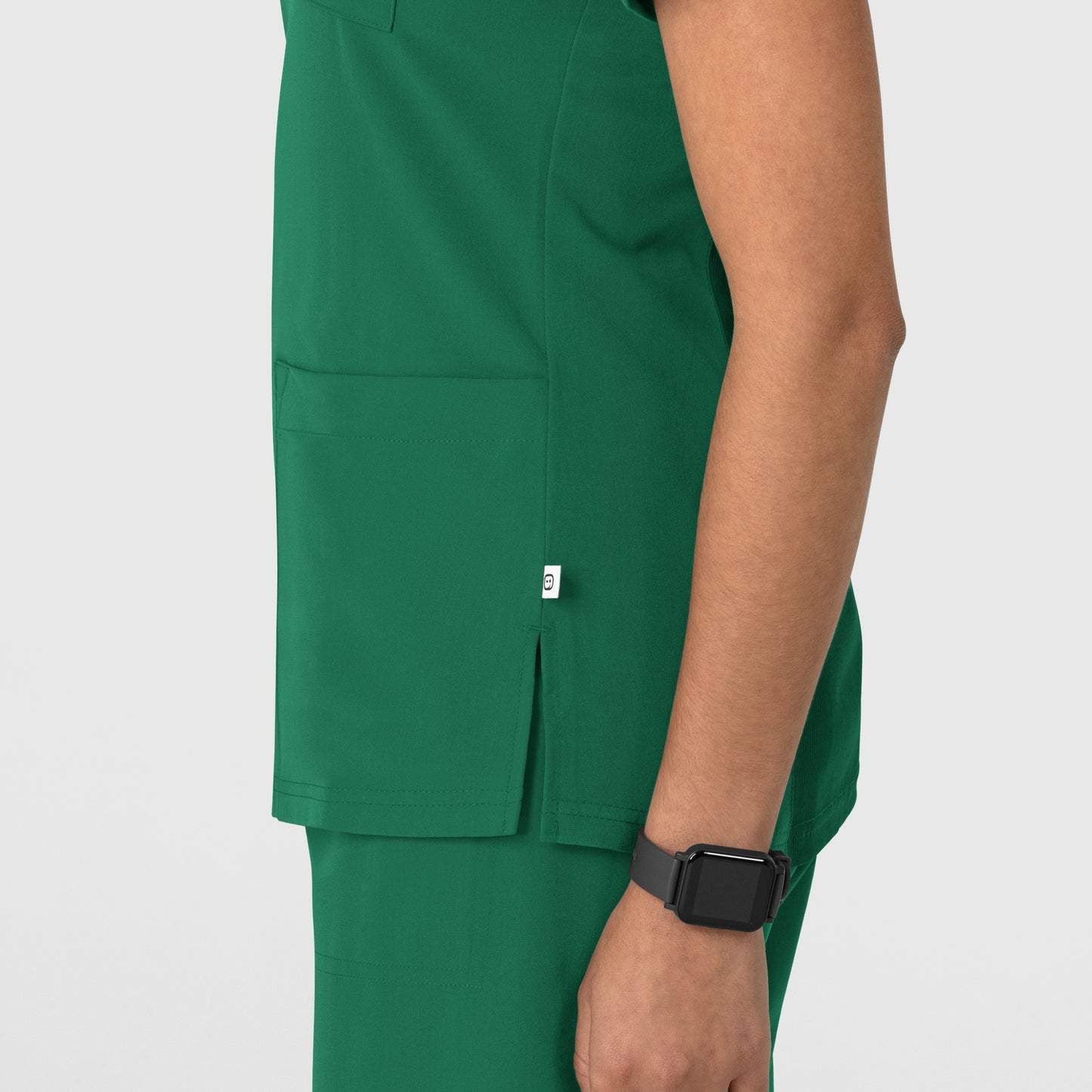 Nova 6132 Flex-n-Reach V-Neck Scrub Top Hunter Model Image Alternate | Wink