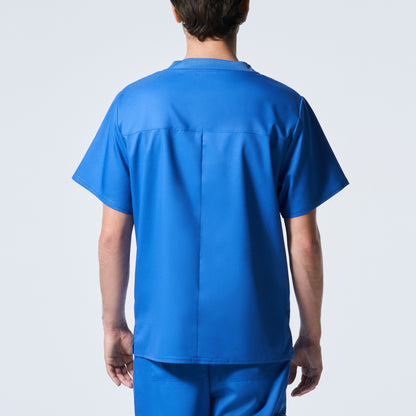 ProFlex LT108 Men's 2 Pocket V Neck Scrub Top Royal Image