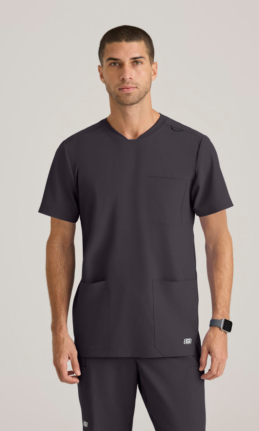 Skechers SKT193 Thesis Scrub Top Pewter