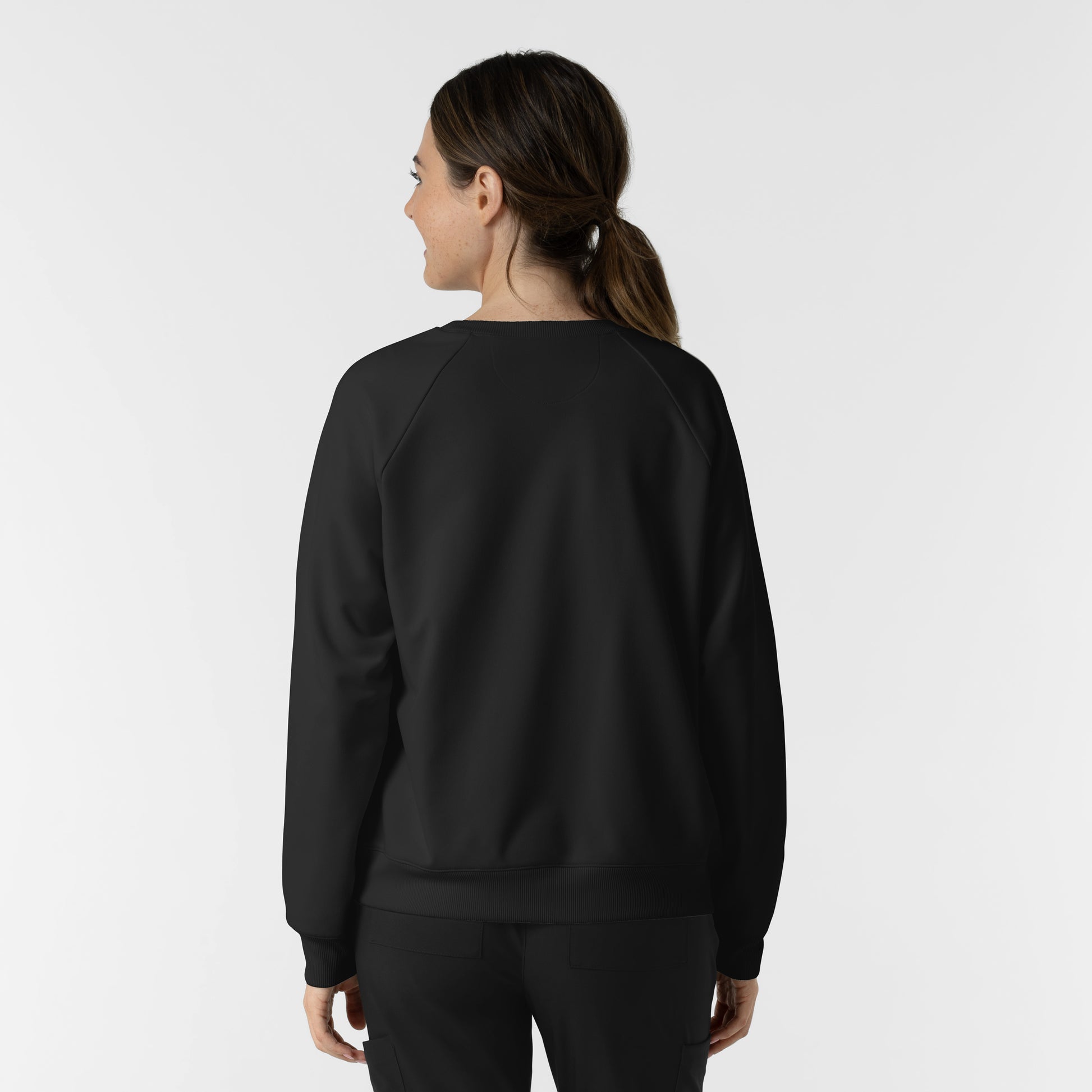 Layers 2169 Women's Pullover Sweatshirt Black