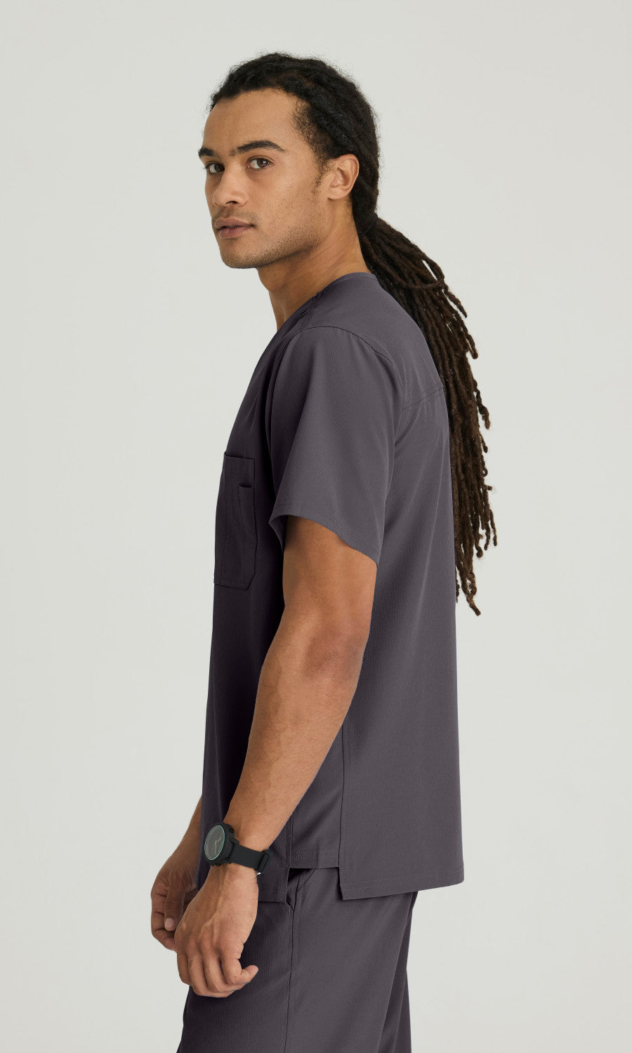 Skechers SK0112 Structure Scrub Top Pewter