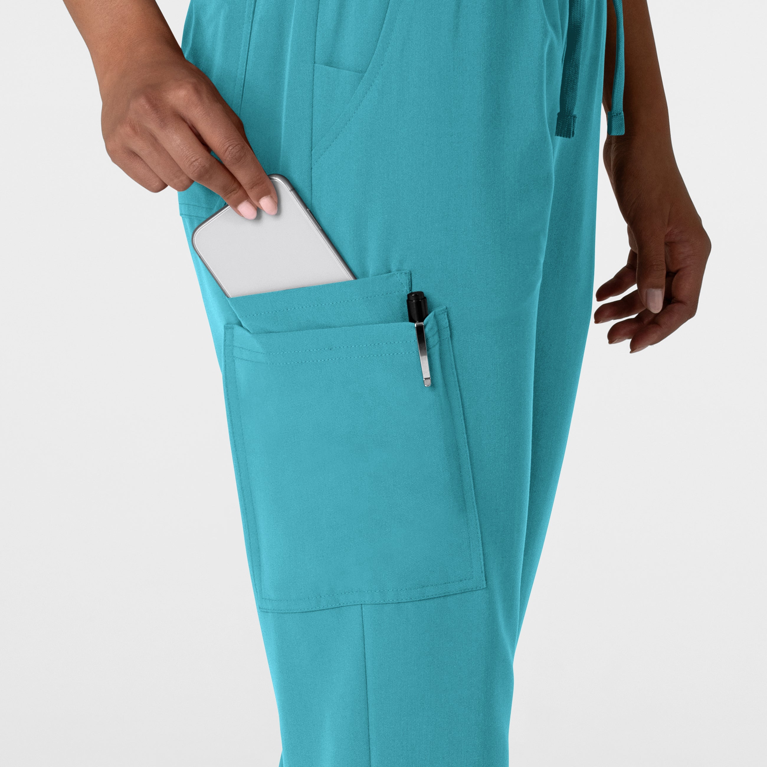 Wink Nova 5132 Jogger Utility Scrub Pants Teal Blue – Med Threads