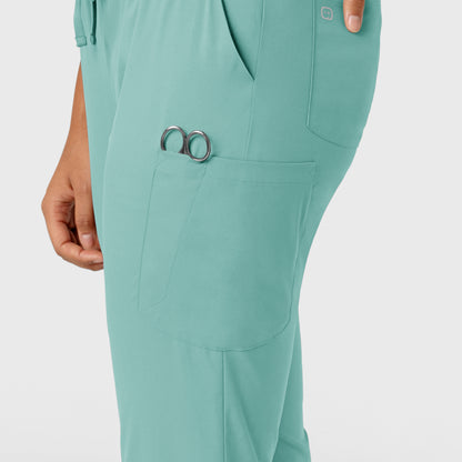 Boundless 5151 Jogger Scrub Pants Turquoise Model Image Alternate | Wink