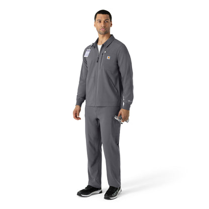 Force Cross-Flex C86310 Men's Lightweight Scrub Jacket Pewter