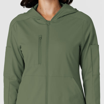 RENEW Knit 8159 Women’s Zip Hoodie Olive