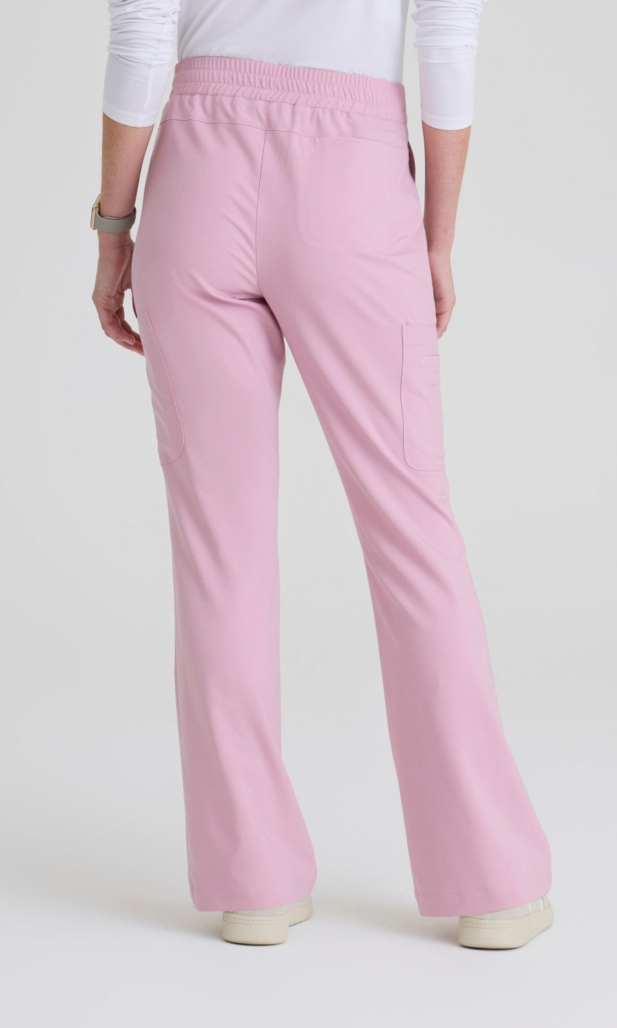 Grey's Anatomy Evolve GSSP729 Women's Sky Pant in Misty Pink by Barco Model Image Back