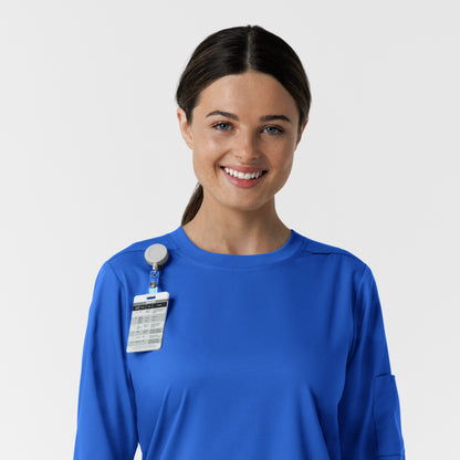 Boundless 6551 Women's Classic Long Sleeve Scrub Tee Royal