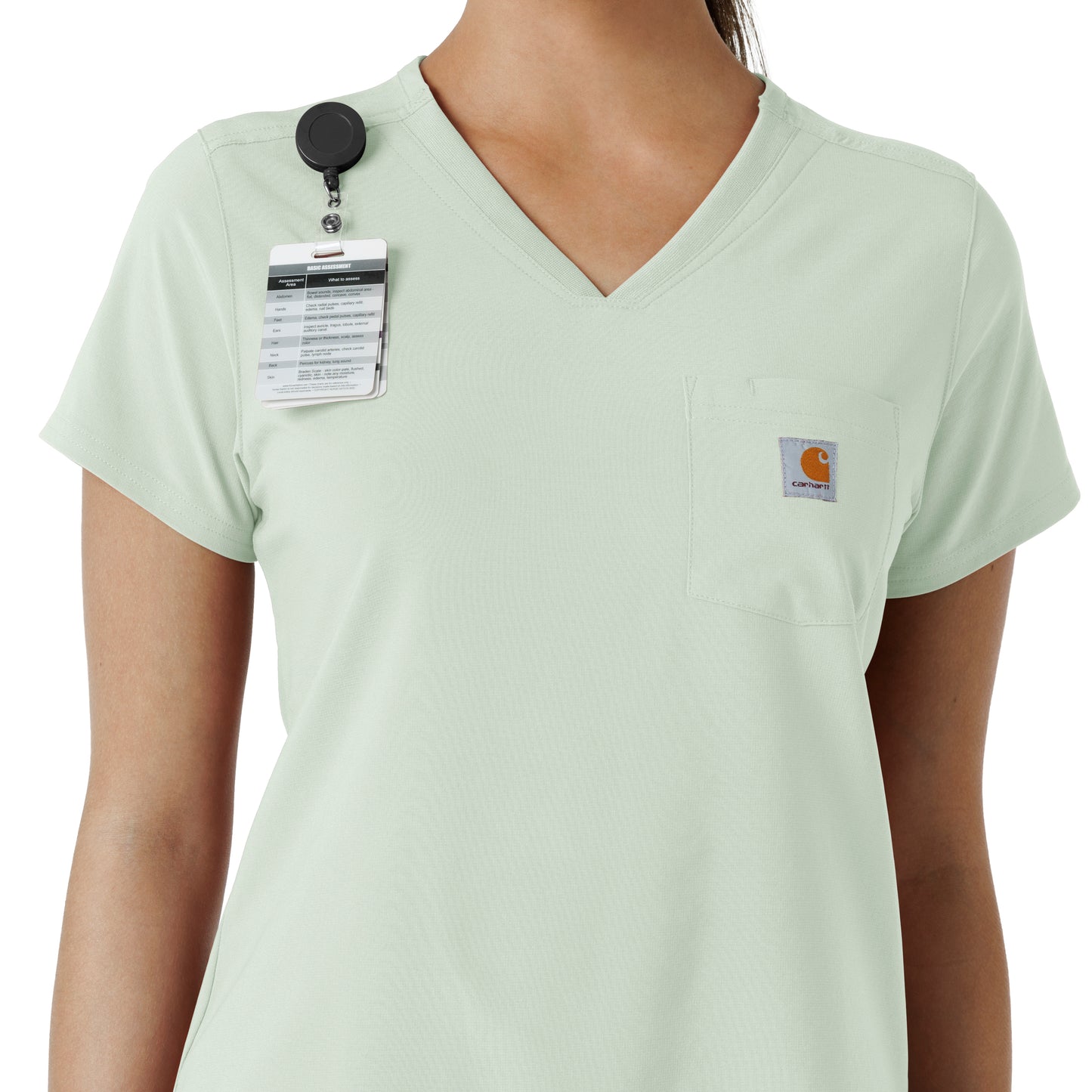 Force Cross-Flex C13410 Women's Tuck-In Scrub Top Big Sky