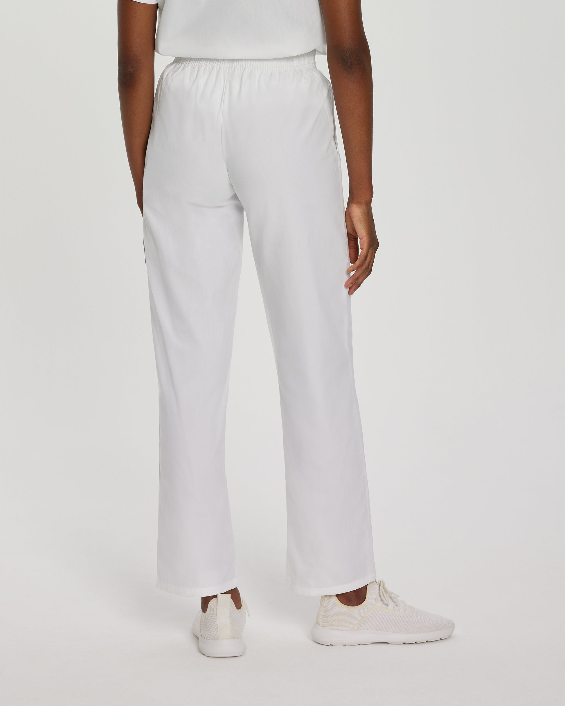 Essentials 8327 Women's Scrub Pants White Image