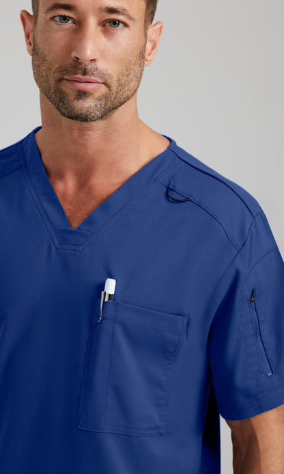 Grey's Anatomy Stretch GRST079 Murphy Scrub Top Indigo