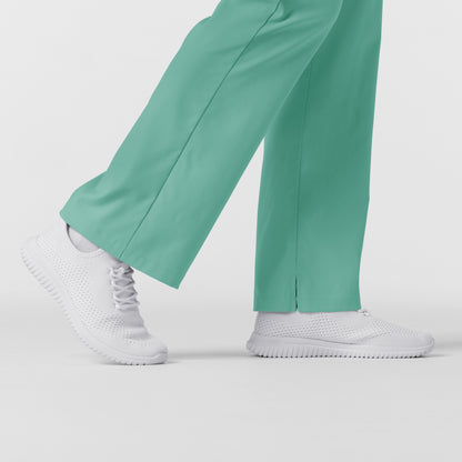 Boundless 5251 Bootcut Scrub Pants Turquoise Model Image Alternate | Wink