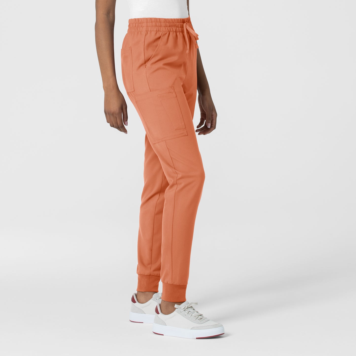 Thrive 5122 Cargo Jogger Scrub Pants Terracotta Model Image Right Side | Wink