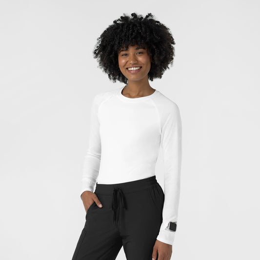 Layers 2149 Women's Engineered Underscrub Tee White