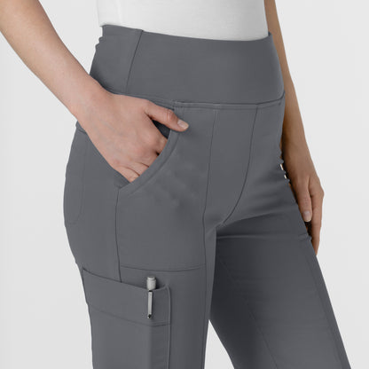 RENEW 5534 Cargo Flare Scrub Pants Pewter Model Image Alternate | Wink