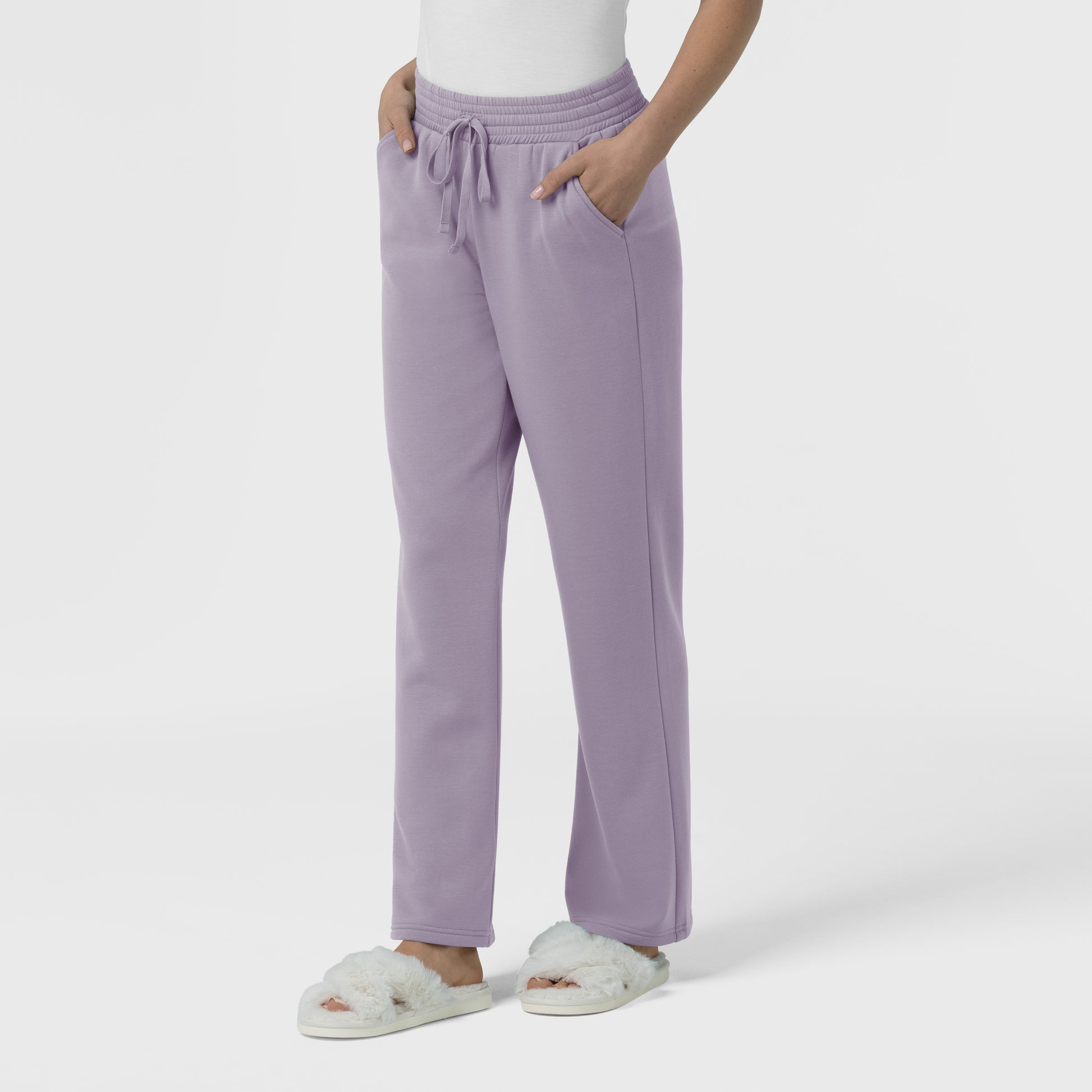 Unwind & Lounge 5189 Women's Wide Leg Pants Wisteria