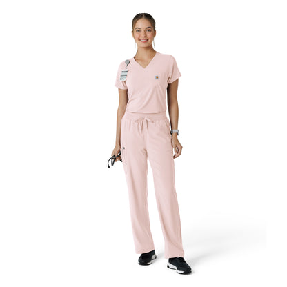 Force Cross-Flex C53310 Women's Boot Cut Scrub Pants Soft Rose