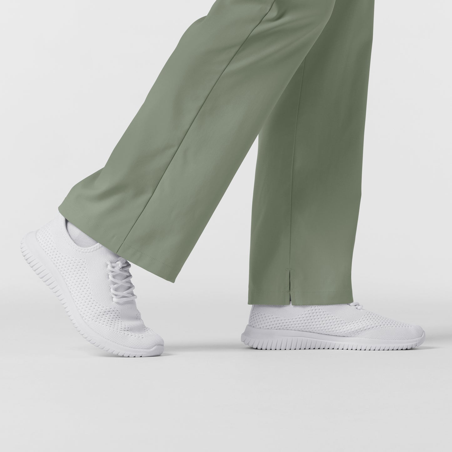 Boundless 5251 Bootcut Scrub Pants Sage Model Image Alternate | Wink