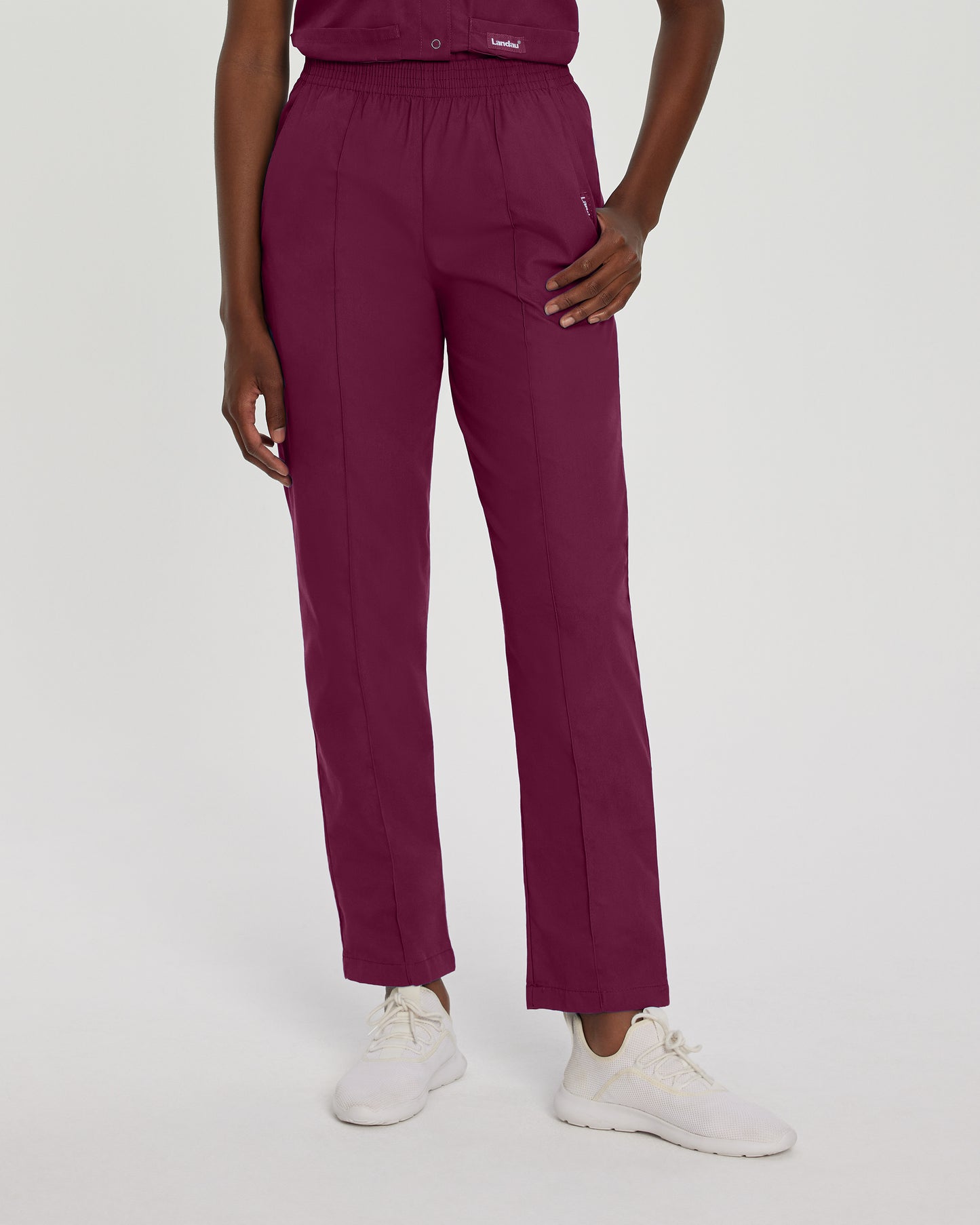 Essentials 8320 Women's Scrub Pants Wine Image