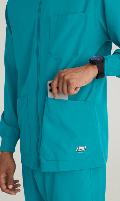 Skechers SK0408 Structure Scrub Jacket Teal