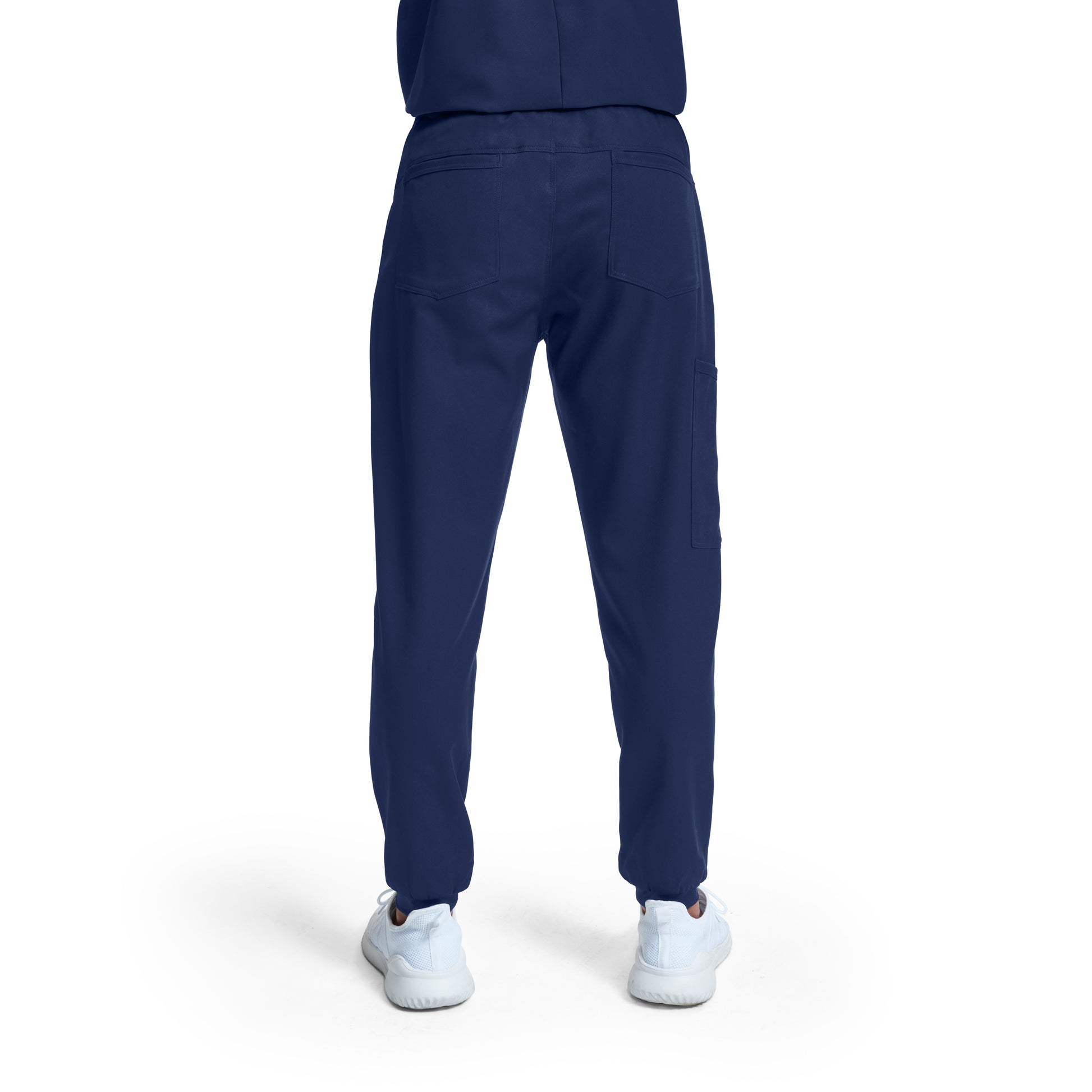 VIBE WB431 Men's Jogger Scrub Pants Navy Image