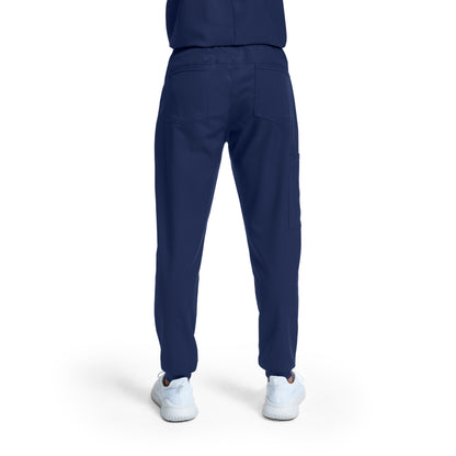 VIBE WB431 Men's Jogger Scrub Pants Navy Image