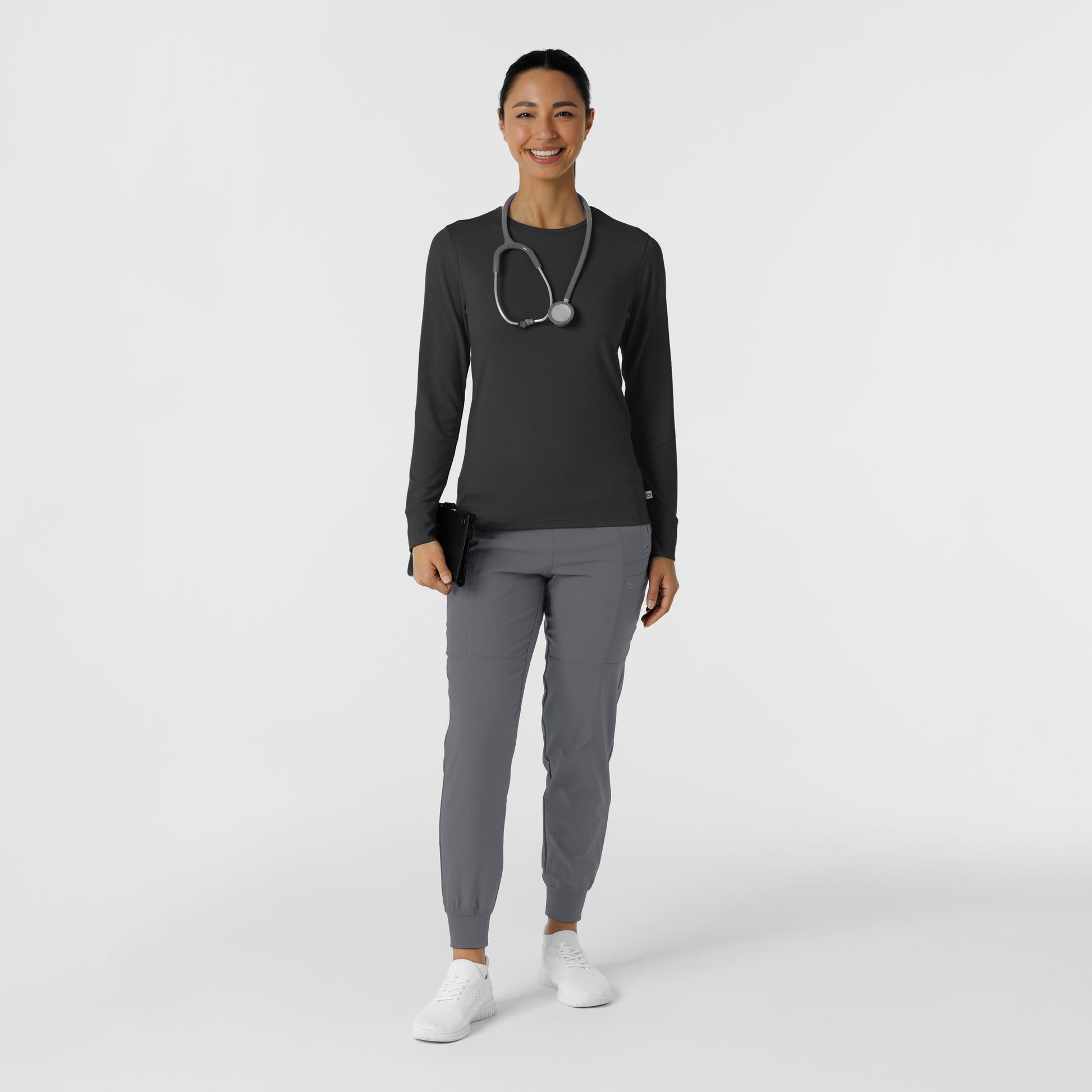 Layers 2190 Women's 3-Pack Essential Layer Long Sleeve Black