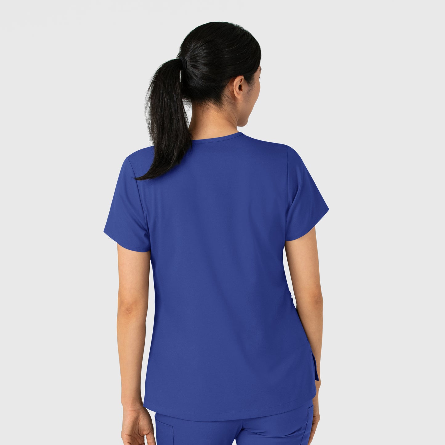 Boundless 6151 Women's Tuck-In Scrub Top Galaxy Blue