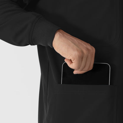 NURTUR 8380 Men’s Scrub Shirt Jacket Black