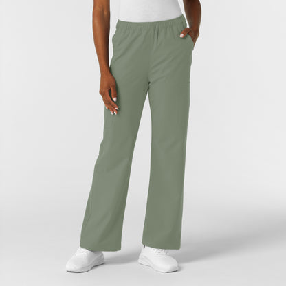 NURTUR 5180 Women's Straight Leg Cargo Scrub Pants Sage